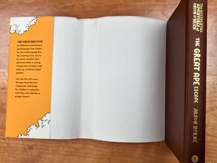 The Accidental Adventures Of Onion O'Brien, The Great Ape Escape by Jason Byrne