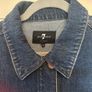 7 For All Mankind Denim Jacket Hardly worn size M Image 3
