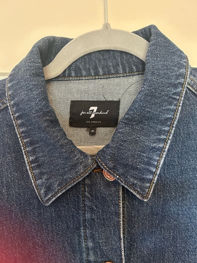 7 For All Mankind Denim Jacket Hardly worn size M