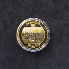 War of Independence "Remember Our Men" 24k Gold Layered Medal - Dublin Mint