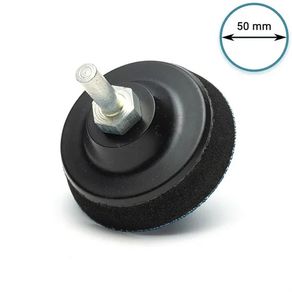 GP12011 PSA Self Stick Backing Pad, M6 thread with drill attachment / Sanding, Polishing Backer / 2 inch
