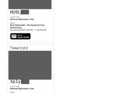 2 tickets to Paul Oakenfold, South 25 year anniversary