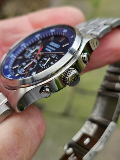 Watch Seiko Chronograph.