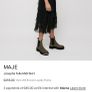 Maje tulle midi skirt size 12 - 14 Image 4