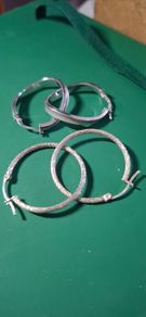 Silver earrings