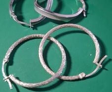 Silver earrings