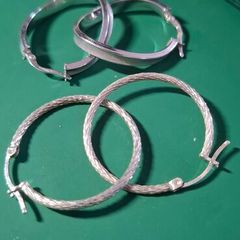 Silver earrings