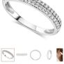 White gold 9 carat ring Image 3