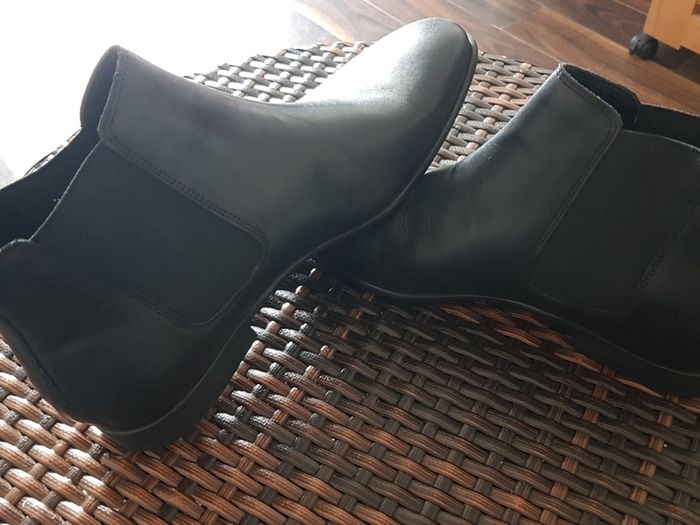 Zara leather boots