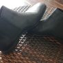 Zara leather boots Image 2