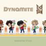 Original BTS Tiny Tan Dynamite figures Image 7