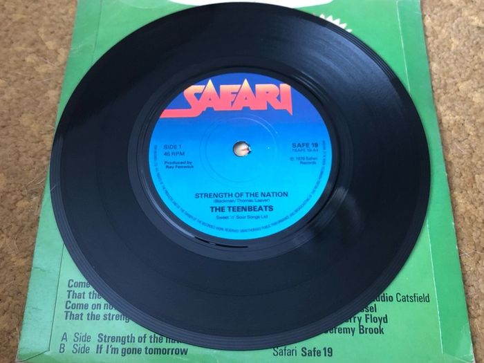 The Teenbeats - Strength Of The Nation (1979) 7"
