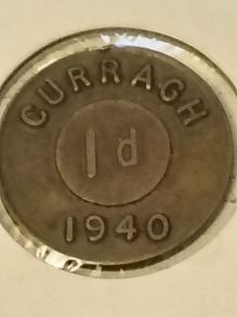 WWII Curragh Internment Camp 1d Token (1940)