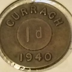 WWII Curragh Internment Camp 1d Token (1940)