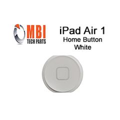iPad Air 1 1st Replacement Home Menu Button Cap Only White