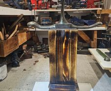 tin smiths anvil and stand