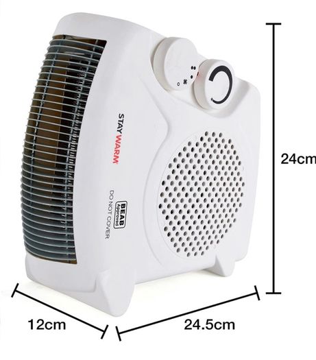 Space Heater Atom One, 3-Mode 3-Speed 70 DegreeOscillating Electric PTC Ceramic Heater with Thermostat, 1-12H Timer, Remote Control, Overheating & Tip-Over Protection,Energy-Saving-ECO-Mode (FREE POSTAGE)