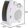 Space Heater Atom One, 3-Mode 3-Speed 70 DegreeOscillating Electric PTC Ceramic Heater with Thermostat, 1-12H Timer, Remote Control, Overheating & Tip-Over Protection,Energy-Saving-ECO-Mode (FREE POSTAGE) Image 6