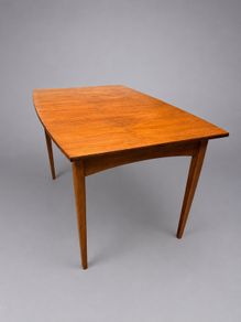 Mid Century Modern Vintage Scandinavian Teak Dining Table