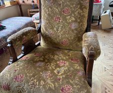 antique mahogany armchair