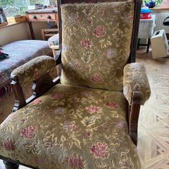 antique mahogany armchair