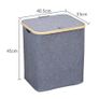 Waterproof Foldable Laundry Basket With lid With Handle Large Bamboo Dirty Clothes/Toys/Debris Multifunction Storage Basket Image 6