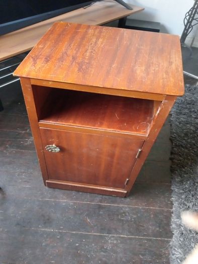 mid century teak locker