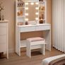 Dressing table with LED Hollwood mirror LED BULBS Image 3
