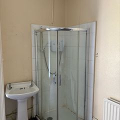 Showers, bathroom sinks, toilets and kitchenette sinks