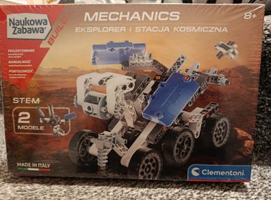 Clementoni Mechanics Space Explorer and Space Station STEM Building Set (New)