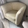 BRAND NEW Diamond living Courtney snuggler and tub chair . Image 6