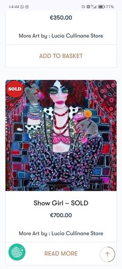 Lucia Cullinane Large Acrylic on Canvas