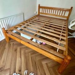 Fabulous Solid 4Ft 6 Double Bed Frame With Low Footboard - Can Deliver