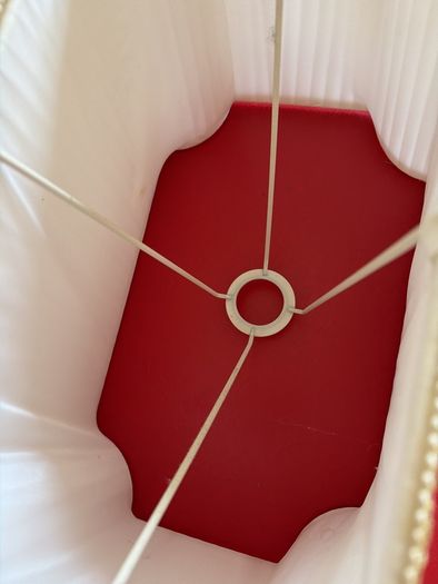 Cream lampshade