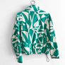 Pre Owned Dunnes Stores Green Geometric Fleece Image 3