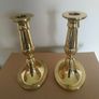 Brass Candlesticks. Image 2