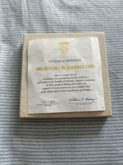 Sterling silver coin