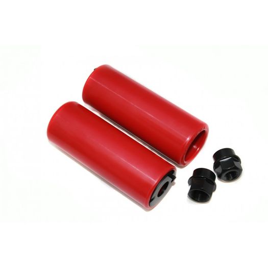 Coyote Nylon Stunt Pegs Red 10/14mm Fitting