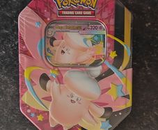 FREE Tracked Shipping, Pokemon Clafable Mega Moonlit Tin
