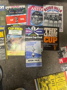 7 Aston Villa FC match programmes