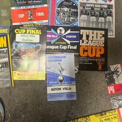 7 Aston Villa FC match programmes