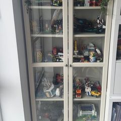 Bookcase with glass doors