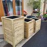 Tall Wooden Planters Flower Planters Tree Planters Veg Planters Image 4