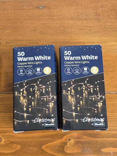 Christmas Lights Bundle - Warm White, Copper Wire & Decorative Lights