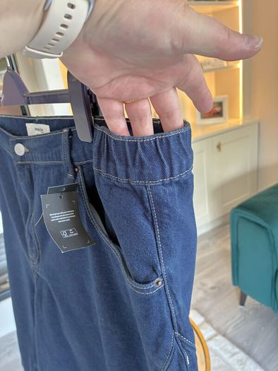 Brand-new Ladies Simply Be Indigo Barrel Leg Jeans