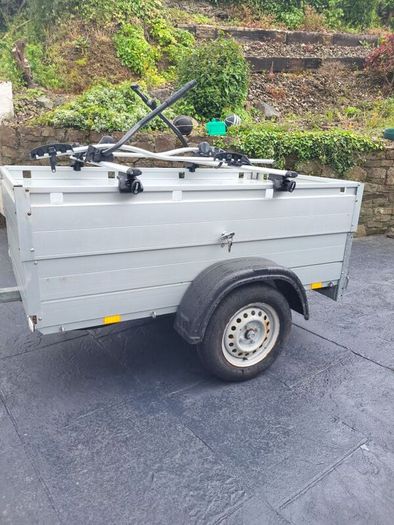 Anssems GT750 Trailer with Lockable Hard Lid & Thule Bike Rack System
