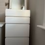 tall chest of drawers white Image 2