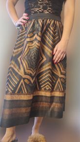 long skirt, african style