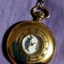 Bernex Gold-Plated Half-Hunter Pocket Watch - Moonphase & Date (For Parts/Repair) Image 6