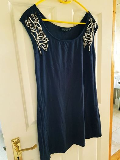 Dorothy Perkins Navy Dress - Size 14